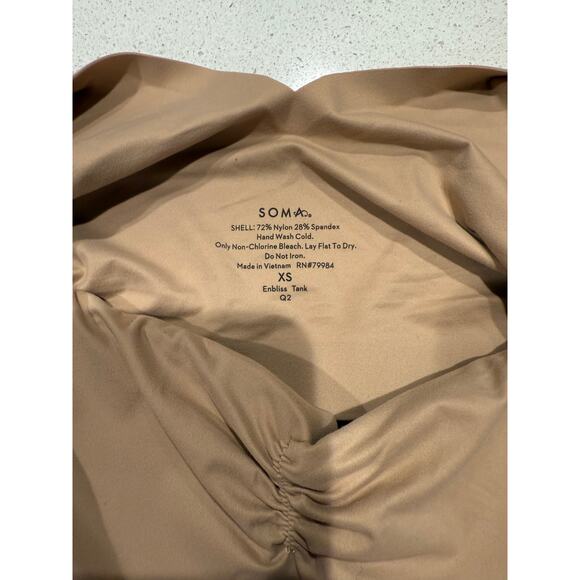 SOMA Enbliss Lightweight Smoothing Tank in Warm Amber XS - Picture 4 of 8